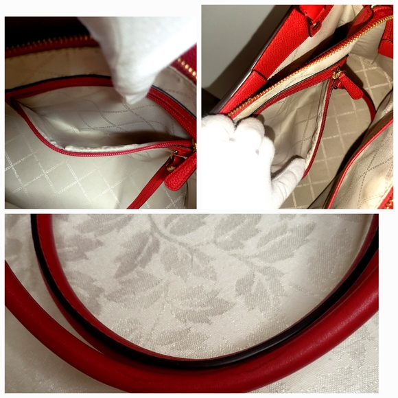 Michael Kors Red Shoulder Hand Bag - Picture 10 of 11